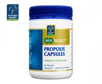 Manuka Health 蜜纽康 BIO30天然黑蜂胶胶囊 500粒 Manuka Health 蜜纽康 BIO30天然黑蜂胶胶囊 500粒